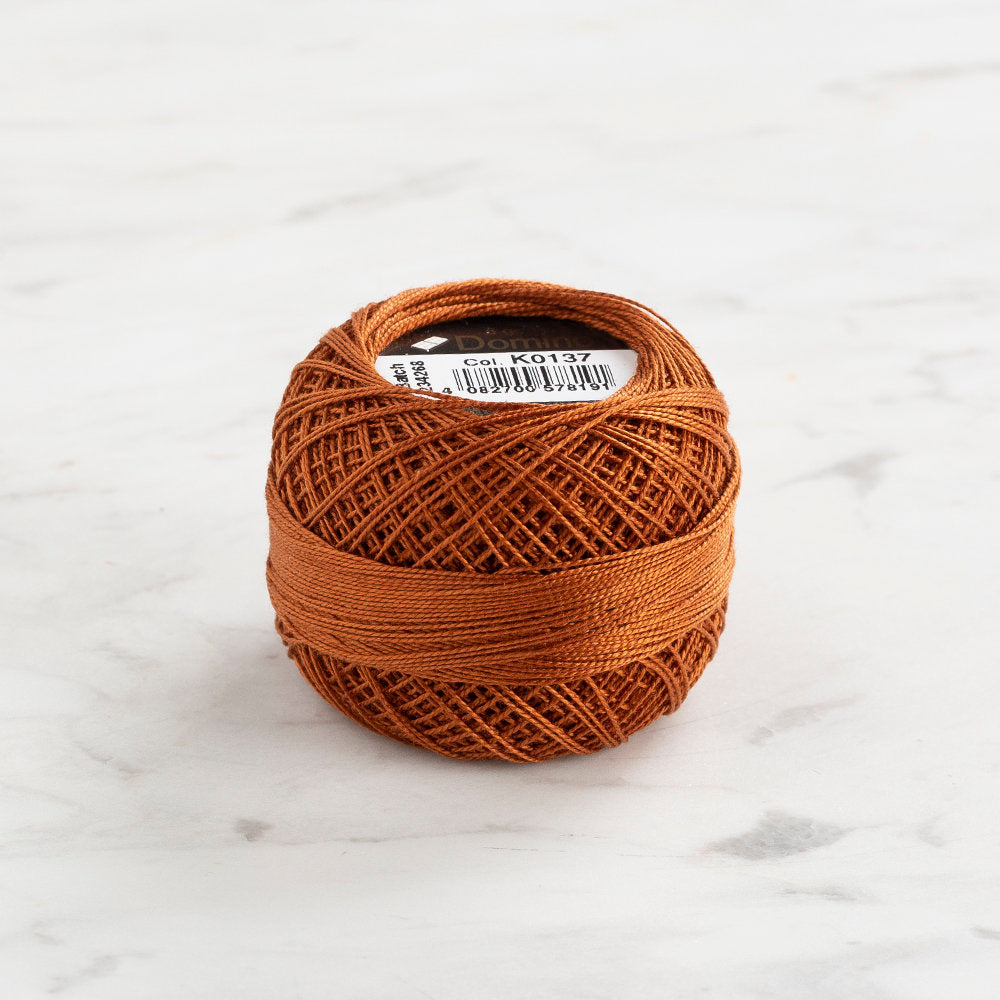 Domino Koton Perle 5gr Kahverengi No:12 Nakış İpliği - 4590012-K0137